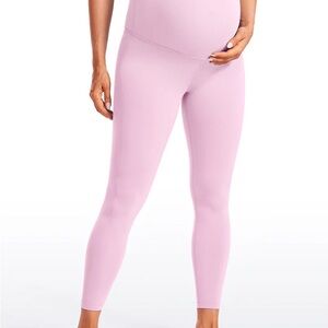 CRZ YOGA Pink Maternity Leggings